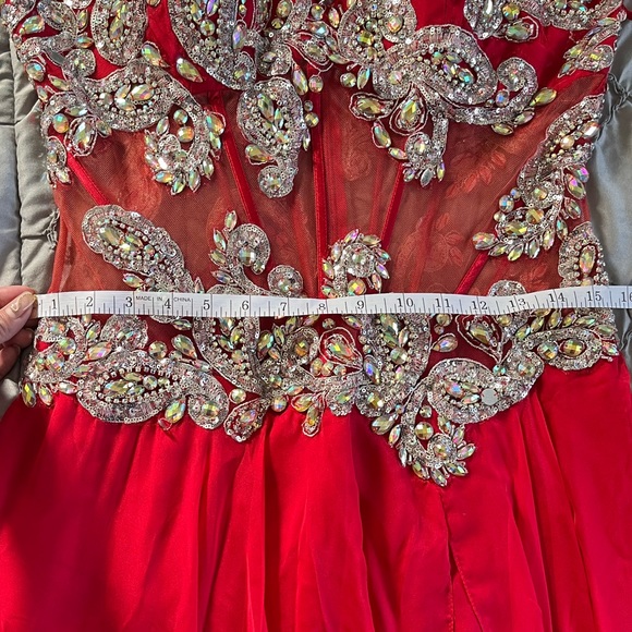 Candy Red Apple Gown. - Picture 9 of 14